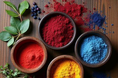 Natural dyes and raw materials